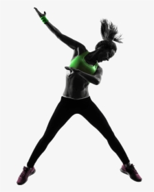 Silhouette Zumba Dance Png, Transparent Png, Free Download