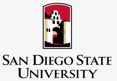 Logo Color Black Text San Diego State Png - San Diego State University Logo Vector, Transparent Png, Free Download