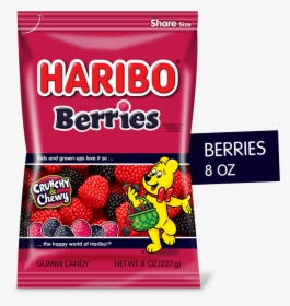 Haribo Berries 8 Oz"  Title=""  Class="product Packshot - Haribo Berries, HD Png Download, Free Download