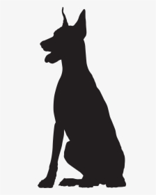 Great Dane Sitting Silhouette , Png Download - Great Dane Sitting Silhouette, Transparent Png, Free Download