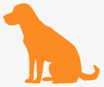Silhouette Of Sitting Dog, HD Png Download, Free Download