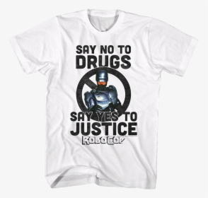 Say Yes To Justice Robocop T-shirt - Green Day Basket Case T Shirt, HD Png Download, Free Download