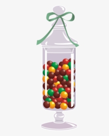 Конфеты, Шоколад - Candy Jar Cartoon Png, Transparent Png, Free Download