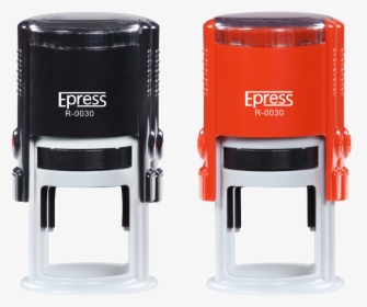 Epress Red Automatic Date Stamp Round 30mm - Stamp Sample Machine, HD Png Download, Free Download