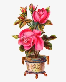Beautiful Flower Vase Png - Pink Beautiful Flowers Vase, Transparent Png, Free Download