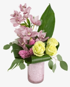 Transparent Beautiful Flower Vase With Flowers Png - Bouquet, Png Download, Free Download
