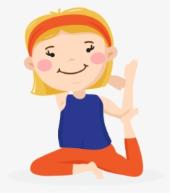 Kids Yoga Pose Ten - Illustration, HD Png Download, Free Download