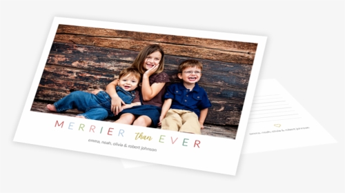 Two Holiday Card Templates On Top Of One Another In - Picture Frame, HD Png Download, Free Download