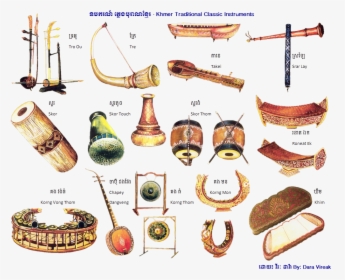 Cambodian Musical Instruments, HD Png Download, Free Download