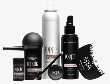 Full Collection Of Toppik Hair Thinning Products - Toppik Spray, HD Png Download, Free Download