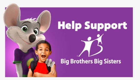 Chuck E Cheese - Big Brothers Big Sisters, HD Png Download, Free Download