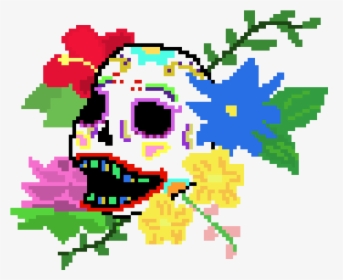 Day Of The Dead Pixel, HD Png Download, Free Download