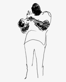 Leroy Neiman Trumpet Player Sketch - Sketch, HD Png Download, Free Download