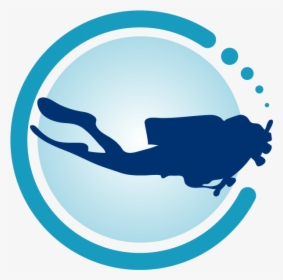 Scuba Diver Silhouette, HD Png Download, Free Download