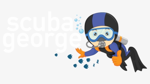 Clip Art Scuba Diver - Cute Scuba Diver Clipart, HD Png Download, Free Download