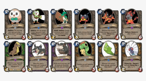 001 006,014 - If Hearthstone Mix With Pokemon, HD Png Download, Free Download