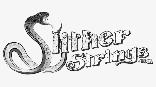 Slither Strings B&w Grunge Short Sleeve Men"s T-shirt - Cartoon, HD Png Download, Free Download