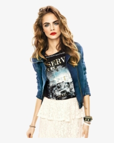 Cara Delevingne Curly Hair, HD Png Download, Free Download