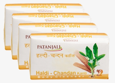 Patanjali Haldi Chandan Kanti Soap - Patanjali Haldi Chandan Soap, HD Png Download, Free Download