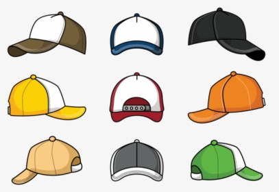 Trucker Hat Icons Vector - Trucker Hat Drawing, HD Png Download, Free Download