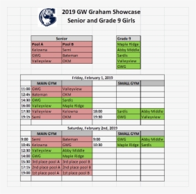 Graham Showcase Tournament - G.w. Graham Middle-secondary School, HD Png Download, Free Download