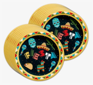 Mexican Fiesta Birthday Party Tableware Kit For 16, HD Png Download, Free Download