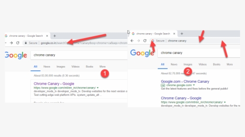 Chrome With And Without Search Url For Query In Omnibox Google Hd Png Download Kindpng