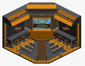 Theater - Background Habbo Theatre, HD Png Download, Free Download
