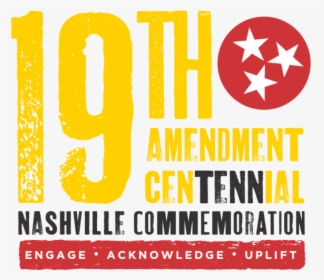 19th Amendment Centennial Nashville Commemoration - Graphic Design, HD Png Download, Free Download