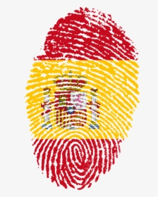 Spain Flag Fingerprint, HD Png Download, Free Download