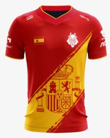 G2 Spain Jersey , Png Download - G2 Esports T Shirt, Transparent Png, Free Download