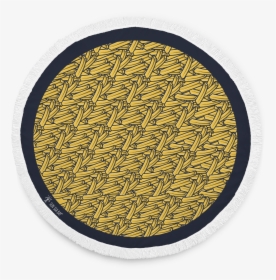 French Fries Beach Blanket"  Class= - Circle, HD Png Download, Free Download