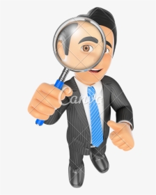 Looking Through A Magnifying Glass, HD Png Download, Free Download