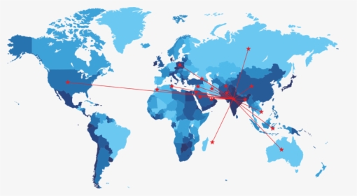 World Logistics Png - World Map, Transparent Png, Free Download