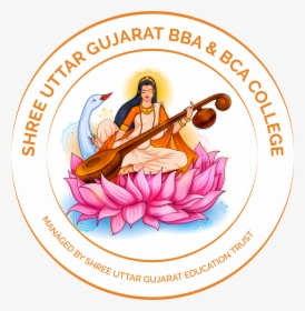 Maa Saraswati In Art, HD Png Download, Free Download