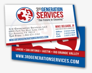 Business Card Design San Antonio - 3rd Generation Services San Antonio Logo, HD Png Download, Free Download