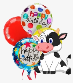 Transparent Old Macdonald Had A Farm Clipart - Happy Birthday Balloons For A Little Girl, HD Png Download, Free Download