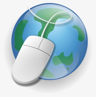 Mouse, Globe, Clean, Internet, World Wide Web, Www - Social Media Make The World Smaller, HD Png Download, Free Download