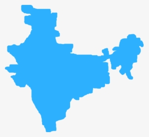 India Svg Clip Arts - India Map Icon Blue, HD Png Download, Free Download