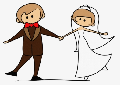 Communication Transparent Marriage - Wedding Cartoon Transparent, HD Png Download, Free Download