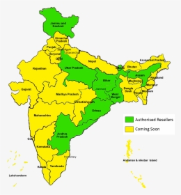 High Resolution India Map , Png Download - High Resolution India Map, Transparent Png, Free Download
