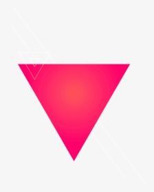 Tiangle Pink - Red Triangle Down, HD Png Download, Free Download