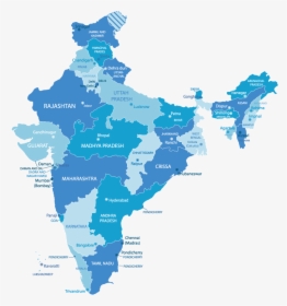 Lowest Sex Ratio State In India - Haryana In India Map, HD Png Download, Free Download