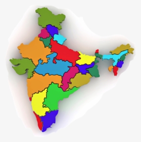 Legal Drinking Age India Map - India Map With Colours, HD Png Download, Free Download
