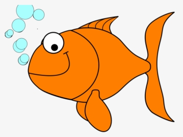 Transparent Gold Fish Png - Transparent Background Goldfish Clipart, Png Download, Free Download