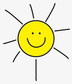 How To Draw Sun, Simple Tutorial For Kids - Sun Drawing For Kids, HD Png Download, Free Download
