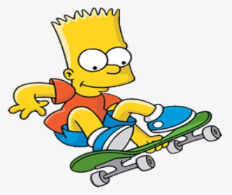 Bart Simpson En Skate, HD Png Download, Free Download