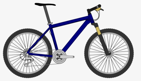 Bicycle Mountain Bike Cycling Clip Art - Transparent Bicycle Cartoon Png, Png Download, Free Download