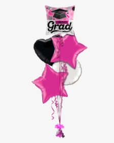 Congrats Grad Cap Pink Graduation Balloon - 21st Birthday Balloons In Pink, HD Png Download, Free Download