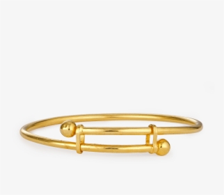 22ct Gold Girls And Boys Baby Bangle - Baby Boy Gold Ring, HD Png Download, Free Download